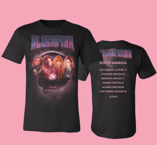 BLACK PINK ASTRONAUT T-SHIRT 宇航员T恤JPY带授权招加盟代理 商品图0