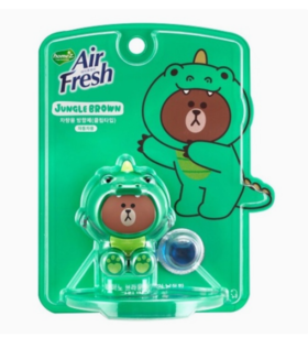 Holmes Line Friends香水（Dino布朗）（1ea）车载香水JPY带授权招加盟代理