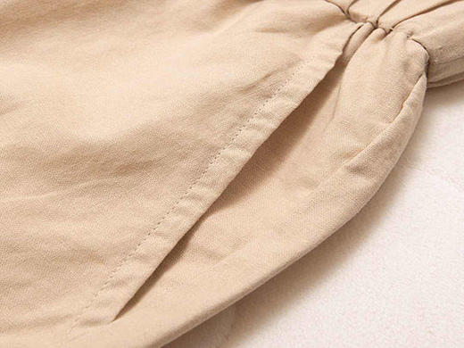 冰麻速干防皱九分阔腿裤 冰爽清凉，宽松不粘身阔腿九分裤 商品图4