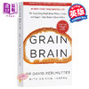 【中商原版】谷物大脑 樊登推荐 英文原版 Grain Brain: The Surprising Truth about Wheat, Carbs, and Sugar David Perlmutte 商品缩略图0