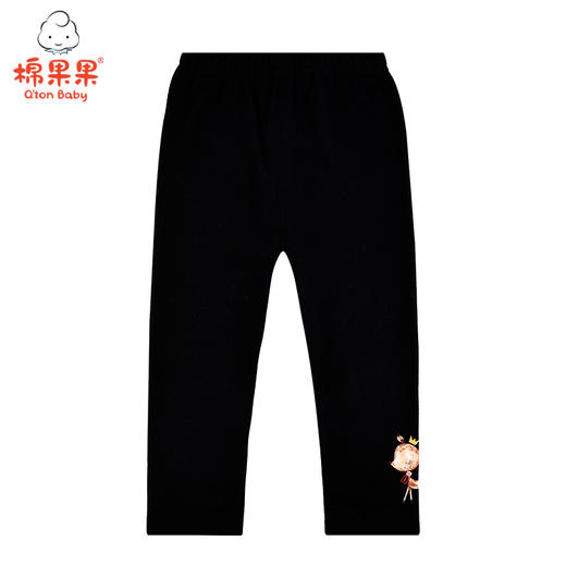 棉果果秋季专柜同款女童氨棉螺纹 经典百搭 弹力打底裤 M322206220457 商品图1