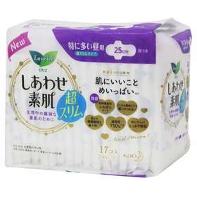 乐而雅 超丝薄特长日用量多用25cm(17枚）