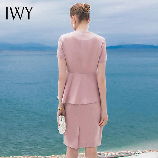 IWY/粉色西装半裙套装CS856 商品图3