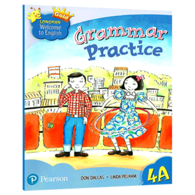新版香港朗文小学英语教材 英文原版 Longman Welcome to English Gold 4A 语法练习册 Grammar Practice 4年级上学期语法强化练习