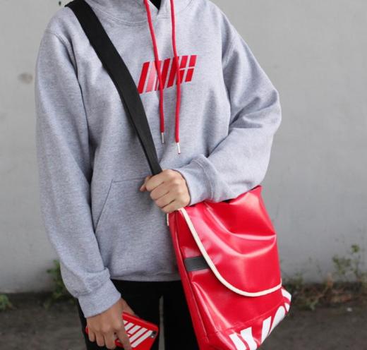 iKON CROSS BAG 斜挎包 明星周边 韩国直邮 pu面JPY带授权招加盟代理 商品图1