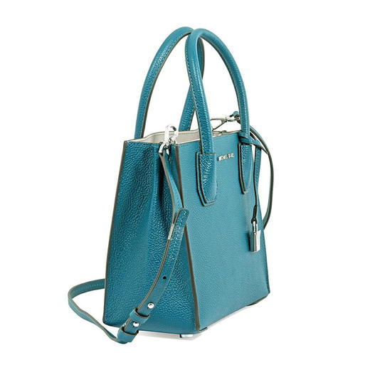 MICHAEL KORS/迈克高仕 女士孔雀蓝牛皮单肩斜挎手提包JPY带授权招加盟代理 商品图1