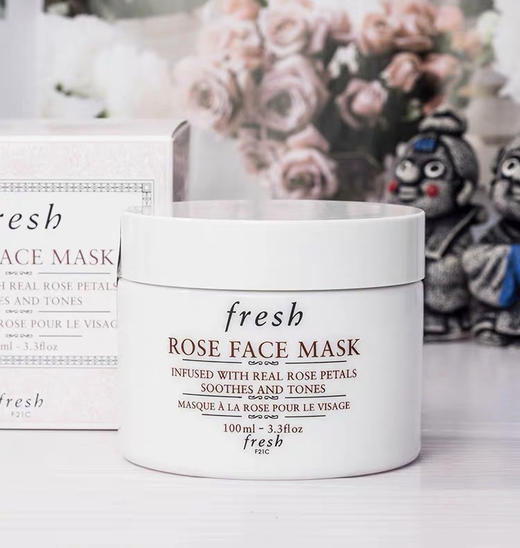 法国Fresh玫瑰保湿面膜100ml 商品图0