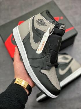 💢Air Jordan 1 AJ1 Retro High OG " Shadow "  灰影子 高帮 货号：555088-013 Size：36-46