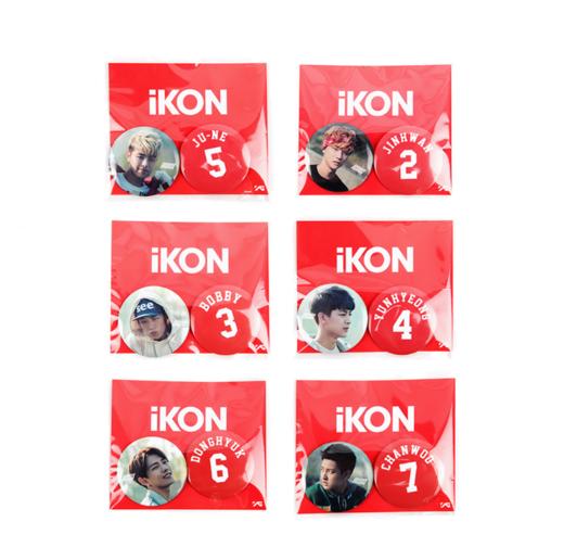 iKON BADGE SET 个人徽章 韩国直邮 明星周边JPY带授权招加盟代理 商品图0