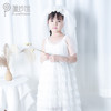 pureshare 女童连衣裙2020夏新款亮片吊带宝宝大童裙子-白色亮片连衣裙 商品缩略图1
