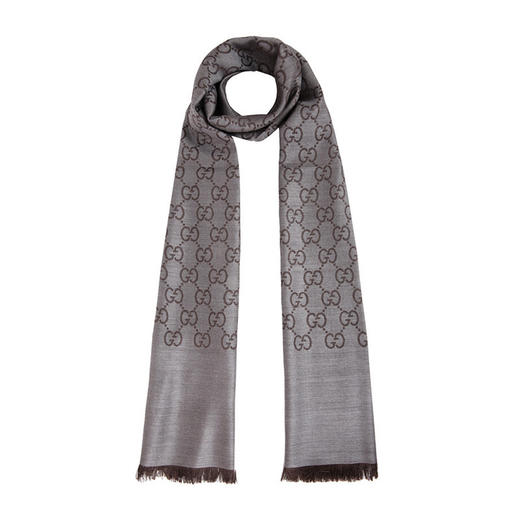 GUCCI/古驰 中性深灰色羊毛中长款围巾 165904-3G646-1264JPY带授权招加盟代理 商品图0