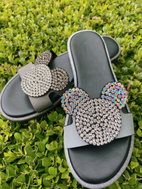 西村名物2020夏季新款米奇头闪钻拖鞋T20BJ2401122