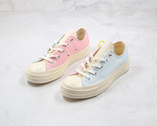 匡威 高低帮 环保粉蓝色 环保拼色 马卡龙撞色 Converse 推出全新 Tri-Panel Renew 系列】张艺兴同款 🌵Size ：35-44 商品图0