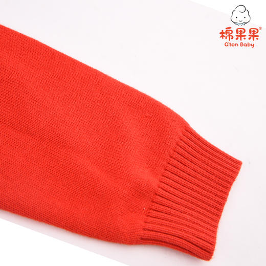 棉果果秋季男童小熊提花棉线毛衣M12161220484 商品图4