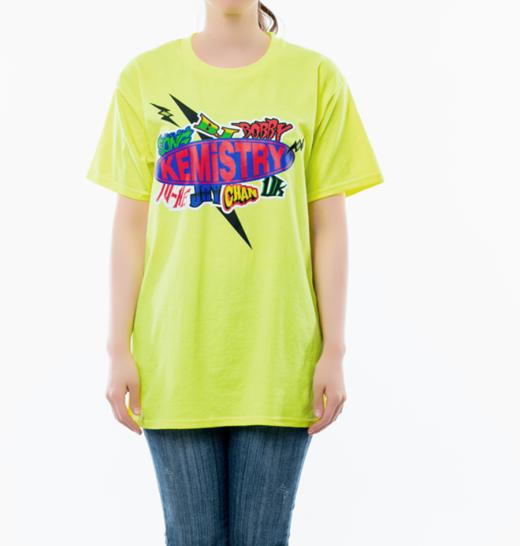 iKON KEMiSTRY T-SHIRTS T恤 应援衣服 荧光色 黑白色 韩国直邮JPY带授权招加盟代理 商品图0