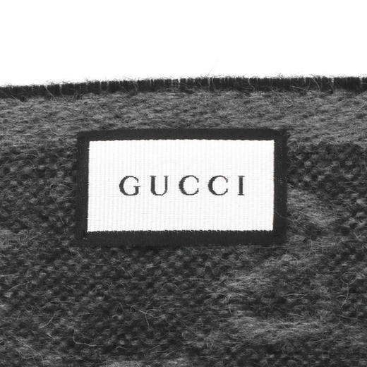 GUCCI/古驰 男士深灰色围巾 570603-3GB18-1466JPY带授权招加盟代理 商品图3