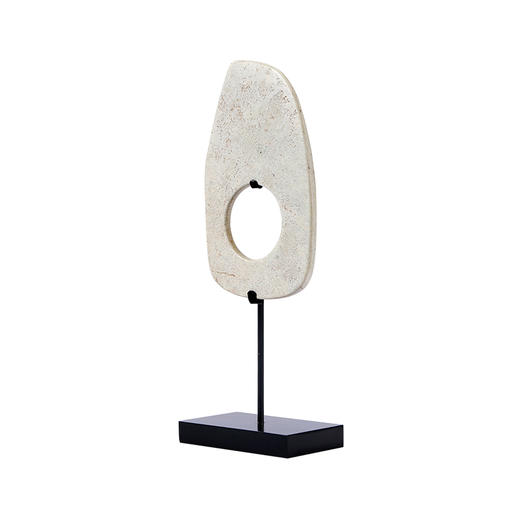 高古玉大型玉斧摆件玉璧软装中式新古典 商品图1