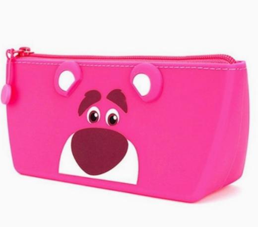 [Fool's Love]  Rasso Joy Silicone Multi Pouch粉色熊硅胶笔袋JPY带授权招加盟代理 商品图0