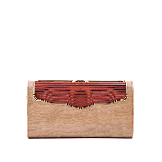 镶嵌“逐鹿纹”木作晚宴包 商品图4