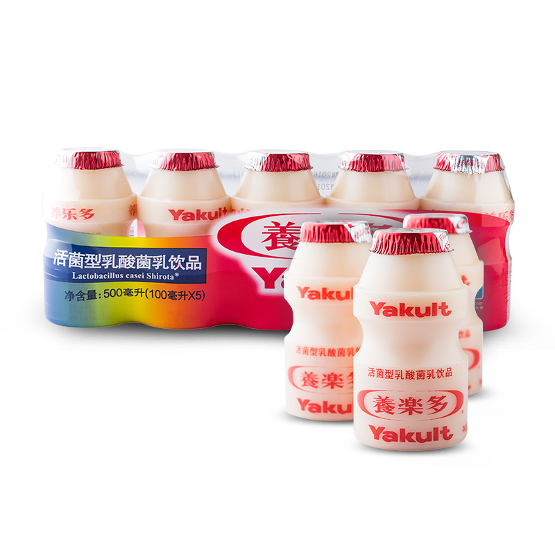 养乐多活菌型乳酸菌乳饮品（100mL*5/打）