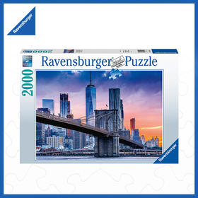 Ravensburger拼图 平面拼图2000片纽约天际线RAVC160112