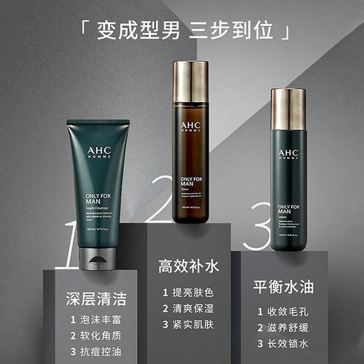 韩国AHC男士水乳套盒 商品图3