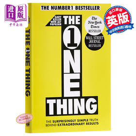 【中商原版】重要的事，只有一件 英文原版 The One Thing Gary Keller 企业管理 加里凯勒 杰帕帕森