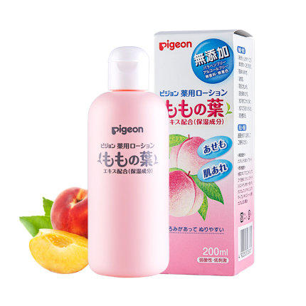 日本贝亲液体爽身粉热痱子粉湿疹婴儿去痱子桃叶水 200ml 商品图3