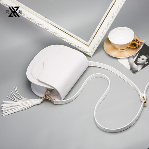 KTLN-6639网红爆品包包  新款韩版时尚流苏包单肩斜挎手提包 商品图2