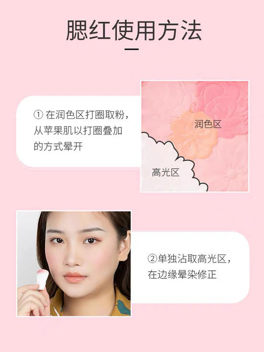 日本Canmake五色花瓣腮红 （珠光/哑光） 商品图3