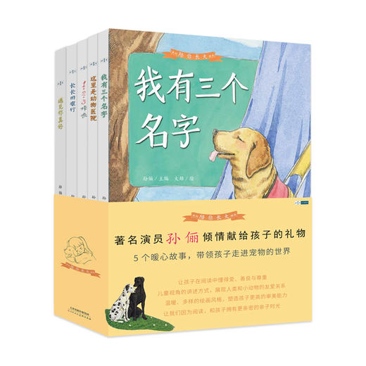【精装】陪你长大系列（全5册）赠5张明信片 孙俪跨界主编献给孩子我有三个名字遇见你真好 商品图0