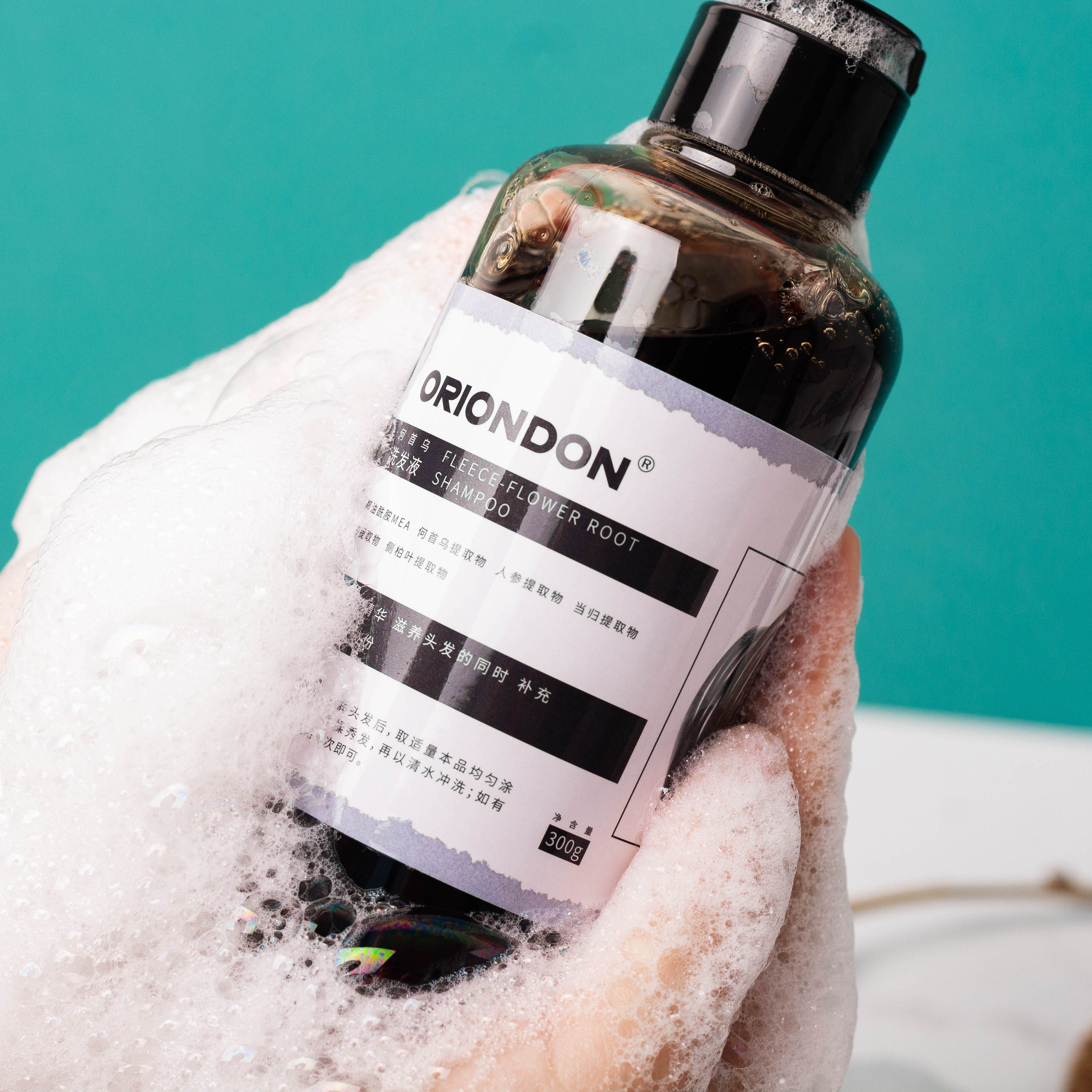 ORIONDON何首乌洗发水 多种草本植物精粹 300g/瓶