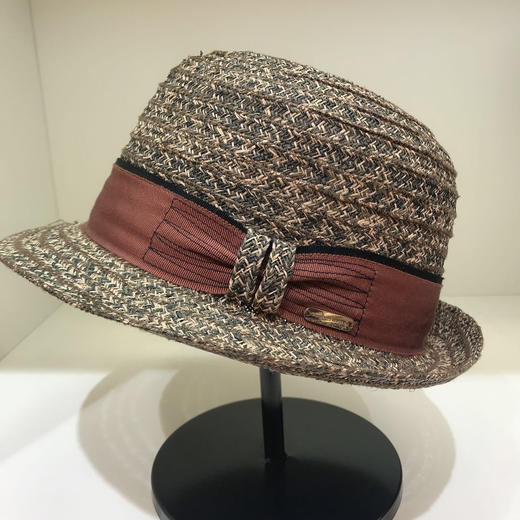 玛格丽特/Margaret Mitchell  棕色编织遮阳帽 商品图0