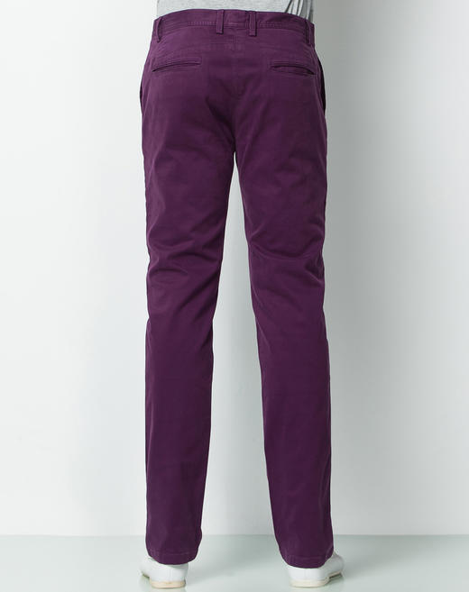 Marco Azzali 紫色成衣染色休闲裤 P3719A00 商品图2