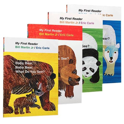 【送音频】【经典绘本】Eric Carle绘本Brown bear,brown bear,what do you see你看见了什么？4册装 商品图3