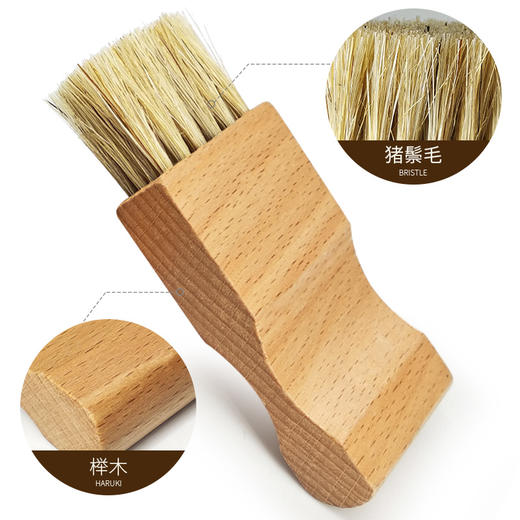 迷你方型胡刷鞋刷猪毛刷上油刷 商品图2