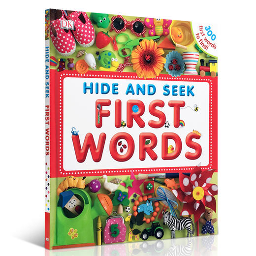 【词汇认知】【送音频】DK幼儿词典Hide and Seek First Words词汇认知 入门启蒙游戏纸板书 商品图3