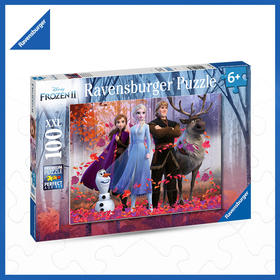Ravensburger拼图 平面拼图100片冰雪奇缘2RAVC128679