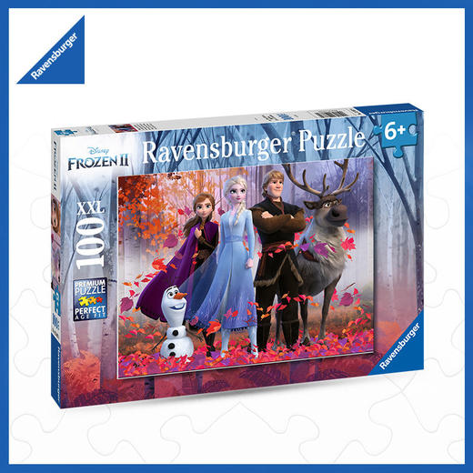 Ravensburger拼图 平面拼图100片冰雪奇缘2RAVC128679 商品图0