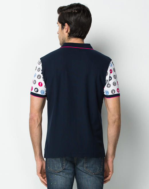 Marco Azzali 藏青色POLO衫 T3655900 商品图1