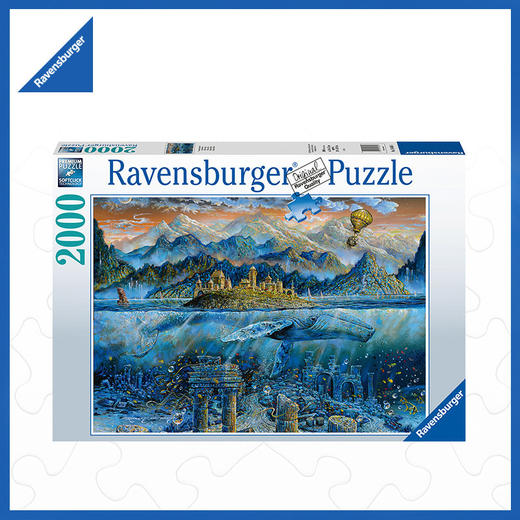 Ravensburger拼图睿思平面拼图2000片 鲸鱼164646 商品图0