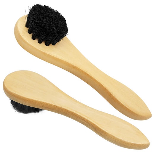 实木手柄鞋刷小圆刷 上油刷马毛刷猪毛刷抛光刷 商品图8