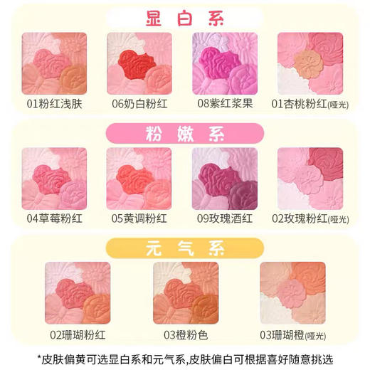 日本Canmake五色花瓣腮红 （珠光/哑光） 商品图6