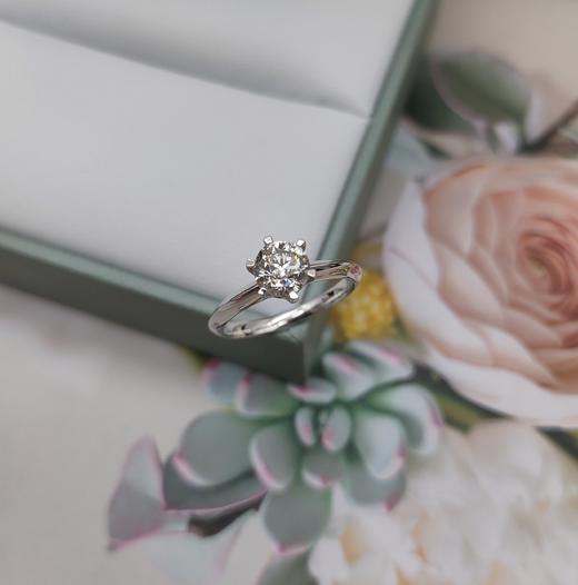 18K钻石戒指(1.01ct)圈号12# 商品图1
