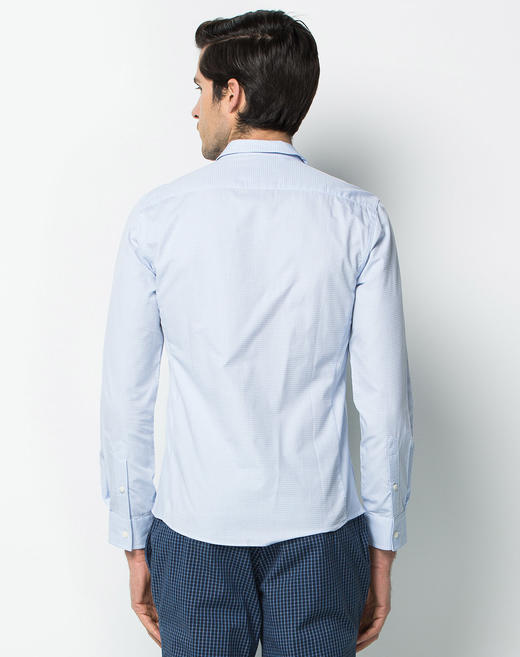 Marco Azzali 浅蓝色衬衫式夹克 J3607600 商品图1