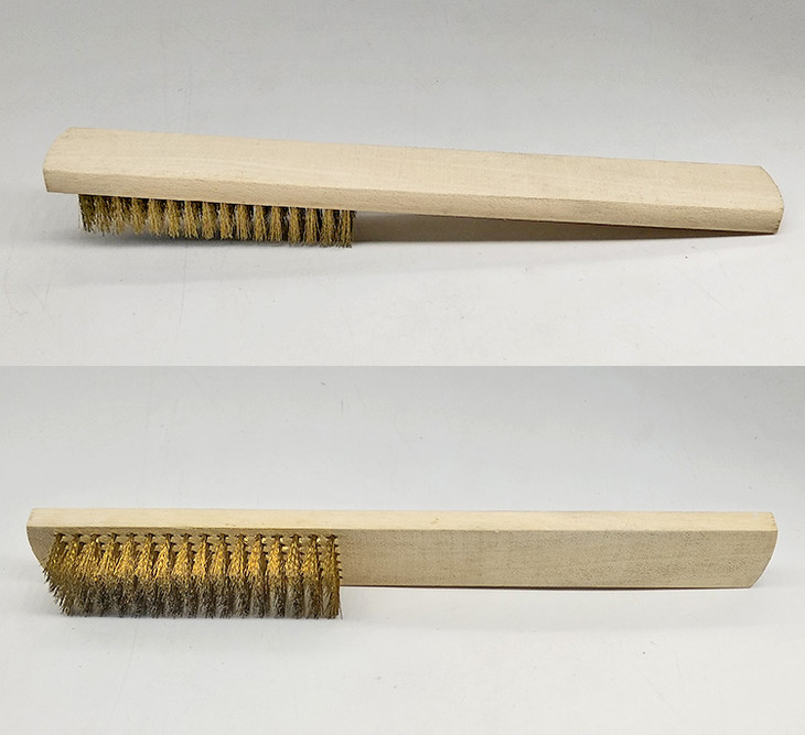 长柄铜丝刷拉毛刷绒皮麂皮清洁鞋刷