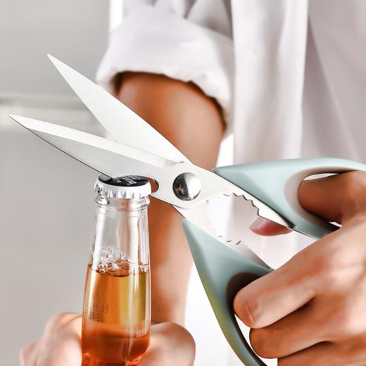 【厨房配件】不锈钢厨房剪刀鸡骨剪多功能家用食物剪刀夹核桃 商品图2
