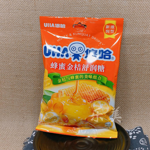 悠哈蜂蜜金桔舒润糖/蜂蜜西柚舒润糖糖果 商品图5
