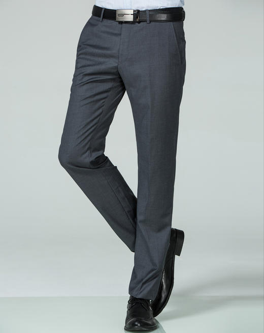Marco Azzali 灰色毛西裤 P3752400 商品图1