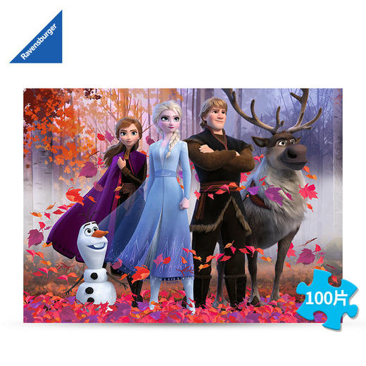 Ravensburger拼图 平面拼图100片冰雪奇缘2RAVC128679 商品图1